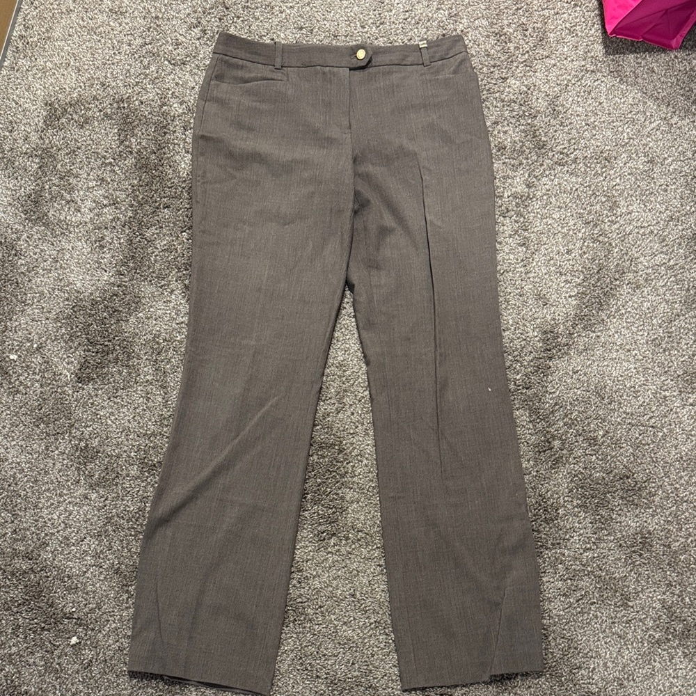 Calvin Klein size 6 light brown trouser pants.